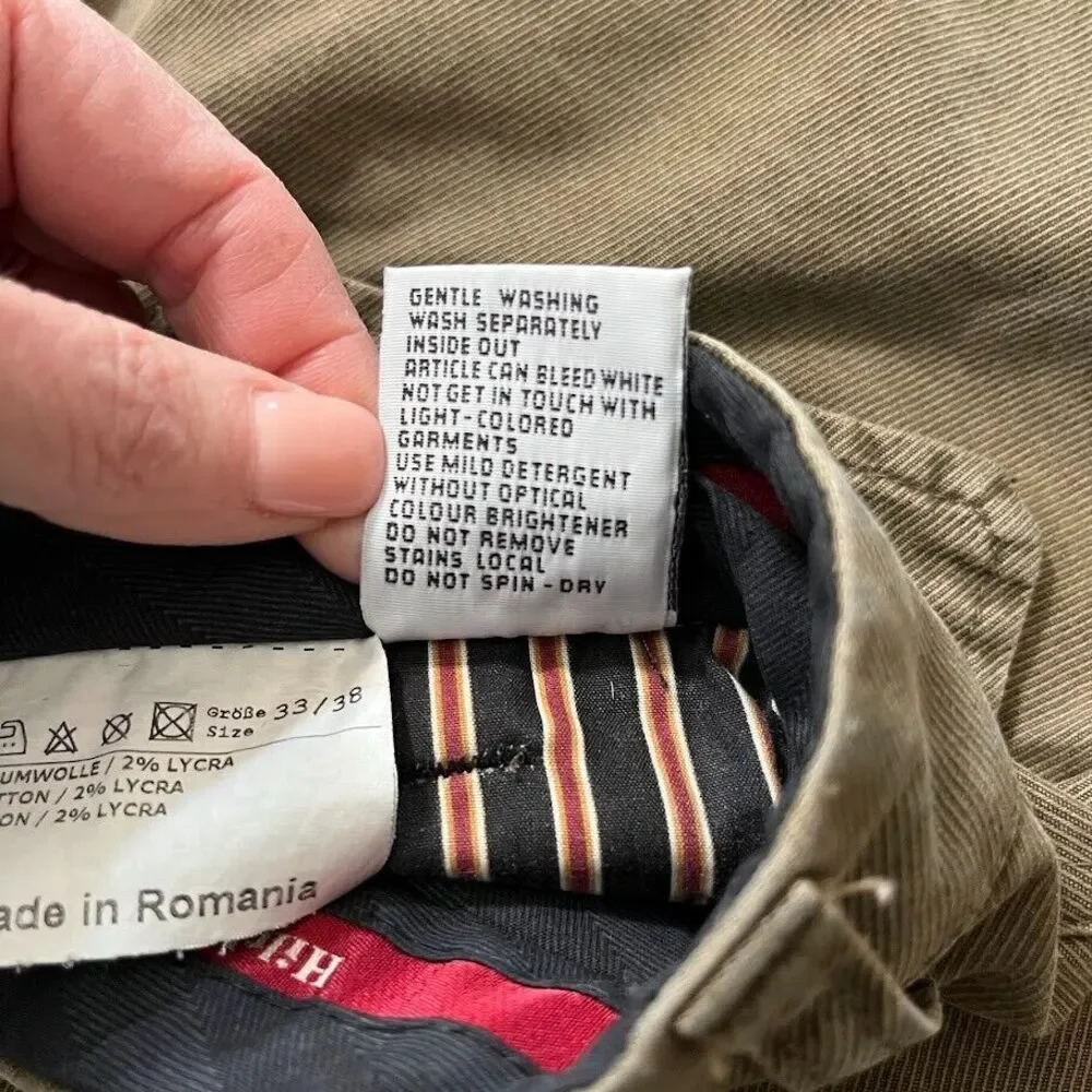 Hiltl ZE500 Ultimate Trouser Men's 38 Olive Khaki‎ Soft Cotton Stretch